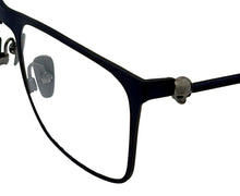 Load image into Gallery viewer, John Varvatos Square Titanium Metal Mens Eyewear Frame V182 Navy 55mm
