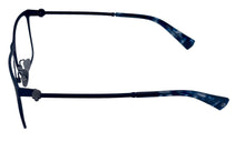 Load image into Gallery viewer, John Varvatos Square Titanium Metal Mens Eyewear Frame V182 Navy 55mm
