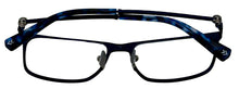 Load image into Gallery viewer, John Varvatos Square Titanium Metal Mens Eyewear Frame V182 Navy 55mm
