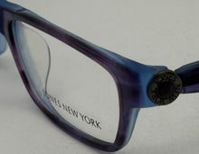 Load image into Gallery viewer, Jones New York Womens Purple Plastic Rectangle Eyewear Frame, J744 53mm
