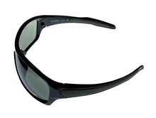 Load image into Gallery viewer, Timberland Shiny Black Mens Plastic Rectangle Sunglass, Green Lens TB7253. 1N
