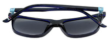 Load image into Gallery viewer, Fila Big Kids Deep Blue Soft Square Plastic Sunglass, Blue Mirror SF1155 48mm
