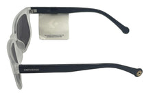 Load image into Gallery viewer, Converse Mens Black Crystal Plastic Rectangle Sunglass, Mirror Flash H062
