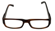 Load image into Gallery viewer, John Varvatos Eyeglasses Rectangle Mens Brown Horn Eyewear Frame V341 53mm
