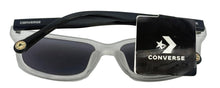 Load image into Gallery viewer, Converse Mens Black Crystal Plastic Rectangle Sunglass, Mirror Flash H062
