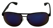 Load image into Gallery viewer, Timberland Matte Black Mens Plastic Square Aviator Sunglass TB7151. 2X
