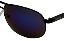 Load image into Gallery viewer, Timberland Matte Black Mens Plastic Square Aviator Sunglass TB7151. 2X
