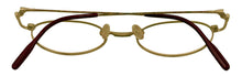 Load image into Gallery viewer, Bob Mackie Mens Gold Mist Oval Metal Eyewear Frame. BM 776 . 47mm
