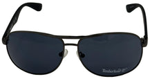 Load image into Gallery viewer, Timberland Shiny Gunmetal Mens Plastic Metal Aviator Sunglass TB7151. 8A
