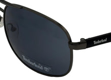 Load image into Gallery viewer, Timberland Shiny Gunmetal Mens Plastic Metal Aviator Sunglass TB7151. 8A
