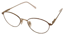 Load image into Gallery viewer, Bob Mackie Mens Gold Pink Tear Drop Metal Eyewear Frame. BM 800 52mm
