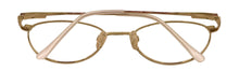 Load image into Gallery viewer, Bob Mackie Mens Gold Pink Tear Drop Metal Eyewear Frame. BM 800 52mm

