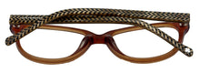 Load image into Gallery viewer, Share Lucky Brand Big Kids Eyeglass Brown Soft Rectangle Plastic D701 46mm
