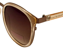 Load image into Gallery viewer, Isaac Mizrahi Womens Brown Crystal Square Sunglass IM 31266 BR Isaac Mizrahi
