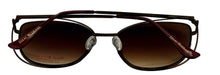 Load image into Gallery viewer, Isaac Mizrahi Womens Rose Gold Square Open Front Metal Sunglass IM31262 RO
