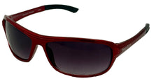 Load image into Gallery viewer, Perry Ellis Mens Sunglass Red Plastic Sport Wrap, Smoke Gradient Lens PE10 5
