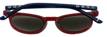 Load image into Gallery viewer, Fila Big Kids Red Soft Square Plastic Sunglass SF1156 45mm
