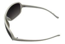 Load image into Gallery viewer, Perry Ellis Mens Sunglass White Plastic Shield, Smoke Gradient Lens PE09 05
