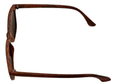Load image into Gallery viewer, Perry Ellis Mens Sunglass Wood Stripe Plastic Square, Gradient Lens PE83 2
