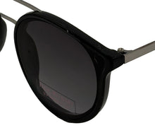 Load image into Gallery viewer, Isaac Mizrahi Womens Black Round Plastic Sunglass IM31261 Black

