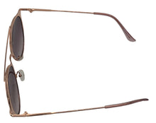 Load image into Gallery viewer, Kenneth Cole Reaction Mens Rose Gold Sunglass Round Metal Flash Lens KC1353. 28Y
