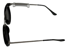 Load image into Gallery viewer, Isaac Mizrahi Womens Black Round Plastic Sunglass IM31261 Black

