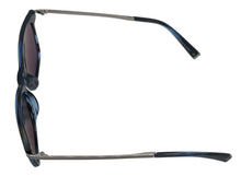 Load image into Gallery viewer, John Varvatos Mens Blue Horn Plastic Rectangle Sunglass, V539. 55mm
