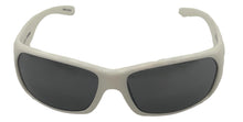 Load image into Gallery viewer, Perry Ellis Mens Sunglass White Plastic Wrap, Light Smoke Flash Lens PE12 5
