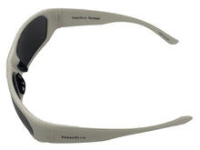 Load image into Gallery viewer, Perry Ellis Mens Sunglass White Plastic Wrap, Light Smoke Flash Lens PE12 5
