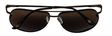 Load image into Gallery viewer, Timberland Men Shiny Brown Rimless Sunglass Metal Aviator Brown Lens TB7174 49E
