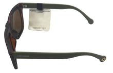 Load image into Gallery viewer, Converse Tortoise Green Mens Sunglass Soft Square Plastic Brown Lens H071
