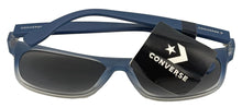 Load image into Gallery viewer, Converse Mens Matte Navy Crystal Rectangle Plastic Sunglass, H093
