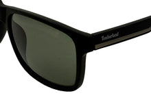 Load image into Gallery viewer, Timberland Black Mens Plastic Rectangle Sunglass, Green Lens TB7254. 5N
