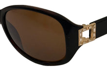 Load image into Gallery viewer, Esprit Women's Sunglasses Plastic Rectangle Brown / Crystal / Brown. ET19315 532
