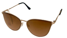 Load image into Gallery viewer, Esprit Womens Gold Metal Black Cateye Sunglass ET39065. 584 Esprit

