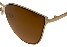 Load image into Gallery viewer, Esprit Womens Gold Metal Black Cateye Sunglass ET39065. 584 Esprit

