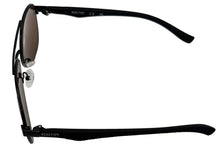 Load image into Gallery viewer, Kenneth Cole Reaction Black Mens Metal Sunglass Aviator, Brown Lens KC1431. 1E
