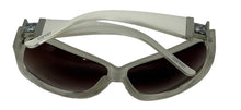 Load image into Gallery viewer, Esprit Women's Sunglasses ET19295 536 Plastic Rectangle Wrap White/Silver/Smoke
