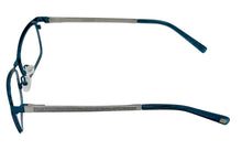 Load image into Gallery viewer, Jones New York Unisex Teal Metal Soft Rectangle Eyewear Frame, J494 52 mm
