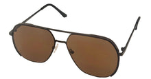 Load image into Gallery viewer, Guess Sunglass Mens Matte Black Aviator, Brown Lens GO00064 2E
