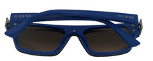 Load image into Gallery viewer, Guess Mens Blue Rectangle Sunglasses, Blue Gradient Lens. GO00061. 90C
