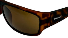 Load image into Gallery viewer, Timberland Mens Rectangle Matte Tortoise Wrap Plastic Sunglass TB7220 52E
