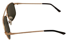 Load image into Gallery viewer, Timberland Gold Mens Metal Aviator Sunglass, Green Lens TB7257. 32N
