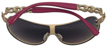 Load image into Gallery viewer, Guess Mens Gold Shield Sunglasses, Violet Gradient Lens. GO00037. 32U
