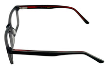 Load image into Gallery viewer, Tony Hawk Mens Grey Crystal Rectangle Plastic Eyewear Frame 509. 54mm
