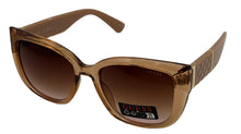Load image into Gallery viewer, Guess Sunglass Womens Crystal Brown Soft Square Plastic Gradient Lens GO0051 45F
