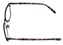 Load image into Gallery viewer, Jones New York Men's Purple Square Metal Eyewear Frame J149 49mm
