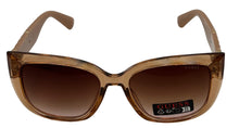 Load image into Gallery viewer, Guess Sunglass Womens Crystal Brown Soft Square Plastic Gradient Lens GO0051 45F

