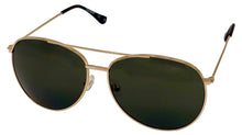 Load image into Gallery viewer, Timberland Sunglass Mens S Gold Metal Aviator Solid Green Lens TB7181 32N
