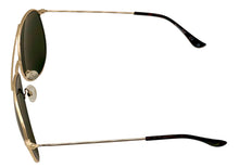 Load image into Gallery viewer, Timberland Sunglass Mens S Gold Metal Aviator Solid Green Lens TB7181 32N
